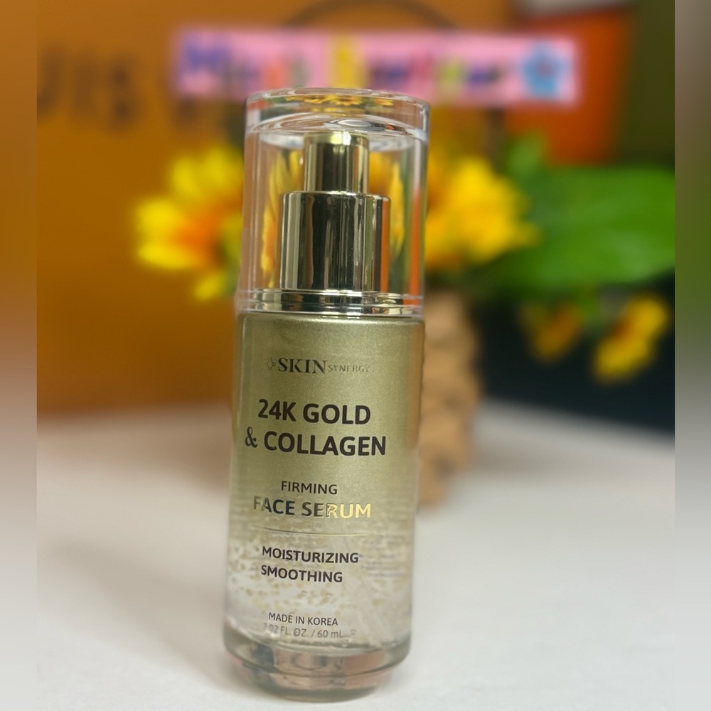 🆕SKIN Synergy  24K Gold & Collagen Firming Face Serum